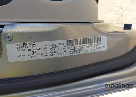 2015 Chrysler Town & Country Touring from USA, damaged, VIN 2C4RC1BG8FR752316